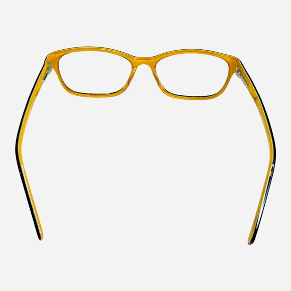 7 For All Mankind Tortoiseshell Yellow Eyeglasses Frames 52-16 40 YLWTT - Picture 6 of 11